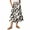 #21_Dark Gray, variant on BOMYJESK Floral Skirts for Women Summer Midi Skirts Swing Tiered A-Line Flared Skirt High Waisted Trendy Vacation Outfits with Pockets Dark Gray M