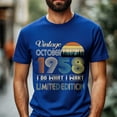thumbnail image 2 of Vintage October 1958 T-Shirt - Retro Style Birthday Tee for Men - Meaningful Birthday Gift for October Born, 2 of 4