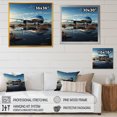 thumbnail image 4 of Designart "Futuristic Silver Space Plane Interpretation I" Plane Floater Framed Wall Art Prints, 4 of 5