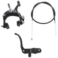 thumbnail image 1 of Front Fixie Road Bike Cruiser Brake Set Bike Brake Kit Bike Caliper Brake Kit Side Pull Brake Set For Most Fixie Bike Black, 1 of 8