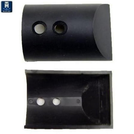 T-H Marine Supplies ECR-1-DP 1.5 in. Pair Molded End Cap, Black