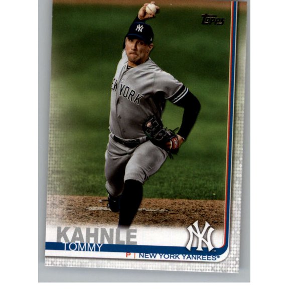 Collectible 2019 Topps Update #US161 Tommy Kahnle New York Yankees MLB Baseball Trading Card