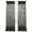 Grey, variant on Purple Geometric Sheer Curtains 45 Inch Length 2 Panels Set Window Treatments, Ombre Modern Abstract Art Rod Pocket Semi Curtains for Living Room/Bedroom/Kitchen Décor, 104"W x 45"L