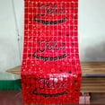 thumbnail image 4 of Backdrop Curtain Exquisite Ornamental Brilliant Color Letters Print Decorative Curtain Party Supplies, 4 of 7