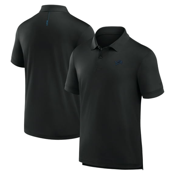 Men's Fanatics Black Detroit Lions Front Office Move Mono Polo