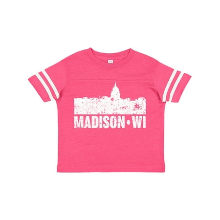 

Inktastic Madison Skyline Grunge Gift Toddler Boy or Toddler Girl T-Shirt