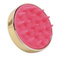 thumbnail image 4 of Masaje de silicona cepillo de pelo champú peine cuero cabelludo exfoliante masajeador para lavado de cabello dorado, 4 of 8