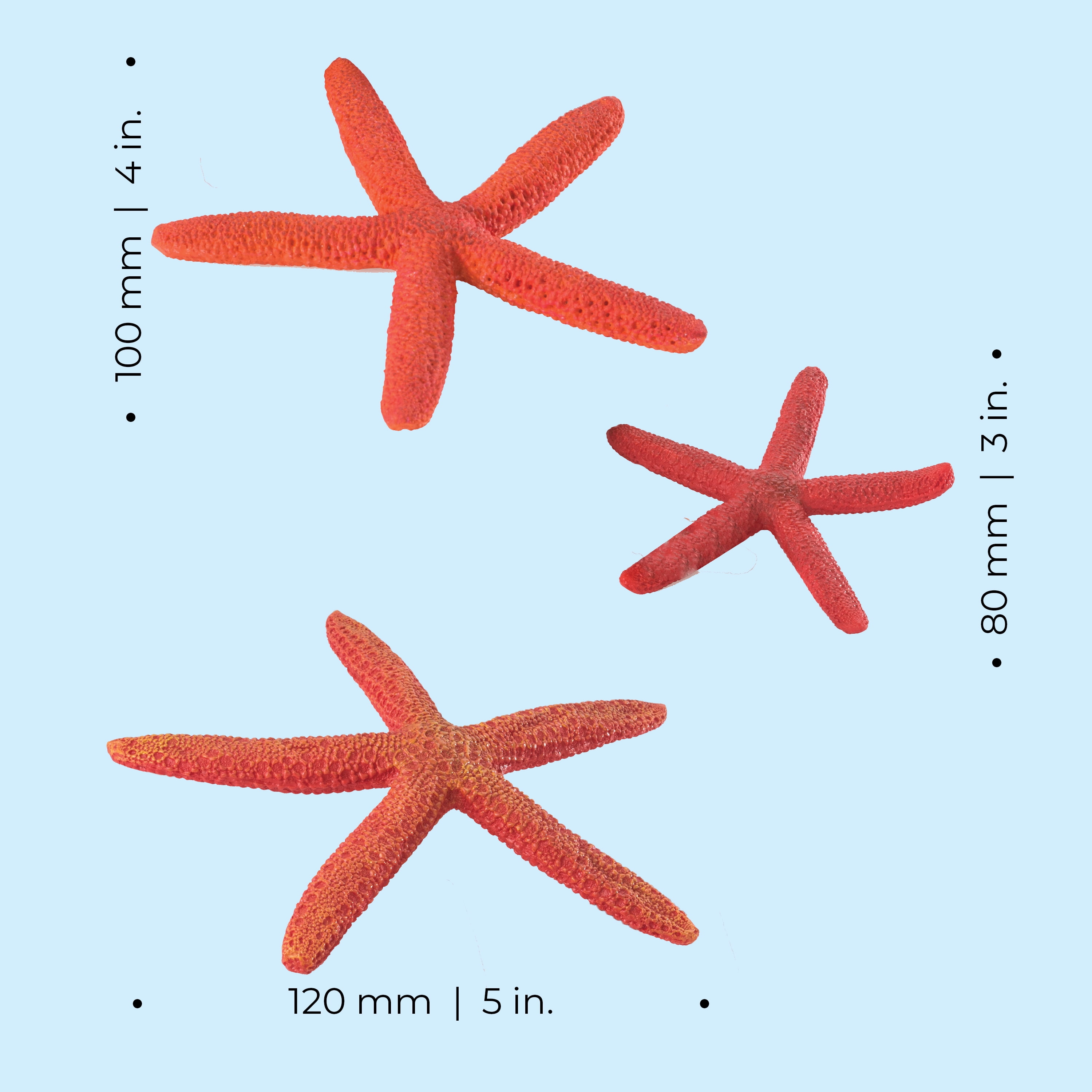biOrb Red Starfish Set - Small Aquarium Decor