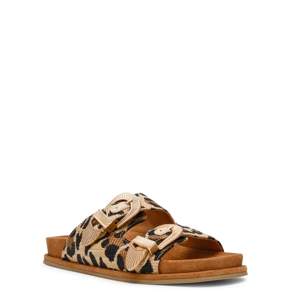 DV Dolce Vita Women's Percy Buckle Footbed Sandal