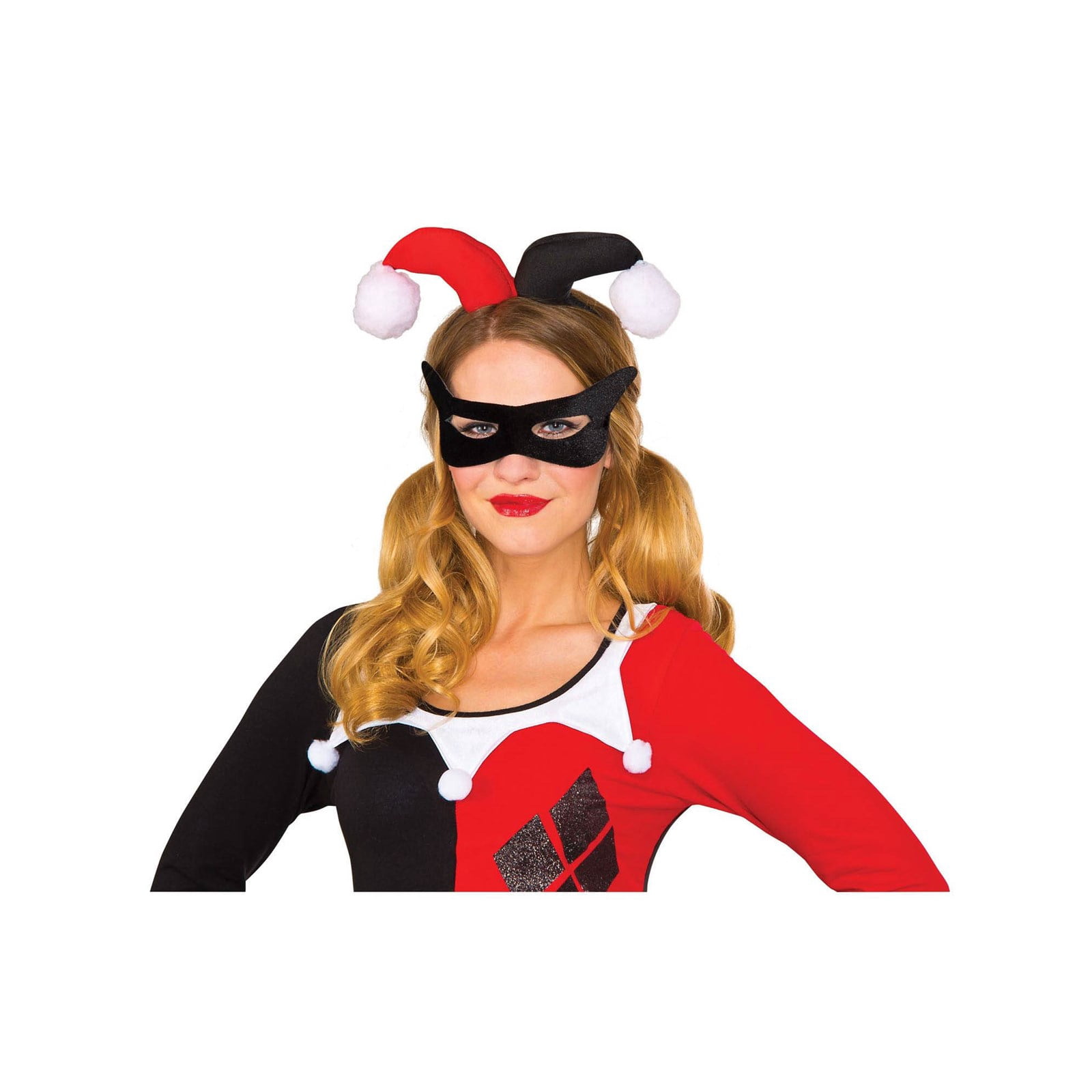 Wpmens Harley Quinn Headpiece Halloween Costume Kit