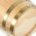 thumbnail image 3 of MIPCASE 1 Set Wooden Barrel Beige Wine Aging Barrel Retro Style for Beverage Storage, 3 of 8