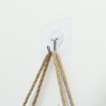 thumbnail image 7 of Wall Hanging Shelves Wood Plant Floating Shelf Rope Floating Plant Stand with Hook for Living Room Bedroom, 7 of 7