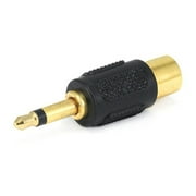 Monoprice 3.5mm TS Mono Plug to RCA Jack Adapter, Gold Plated