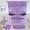 Purple, variant on Hello Gorgeous Shower Curtain Set, 4PCS Grey Bathroom Sets with Silver Glitter Eyelash Twinkle Drips Shower Curtains, Bath Rug, Toilet Lid Cover & U Shaped Mat, 12 Hooks, SETLSGU12