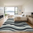 thumbnail image 3 of ODIKA 6'x9' Machine Washable Non-Slip Area Rug, Abstract Gray High Traffic Rug, Gray, 1118144, 3 of 7