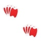 thumbnail image 1 of Kenally 4 Uds. De pegatinas universales para manija de puerta de coche, Protector ligero para manija de coche, pegatinas antiarañazos de Rojo 2piezas, 1 of 6