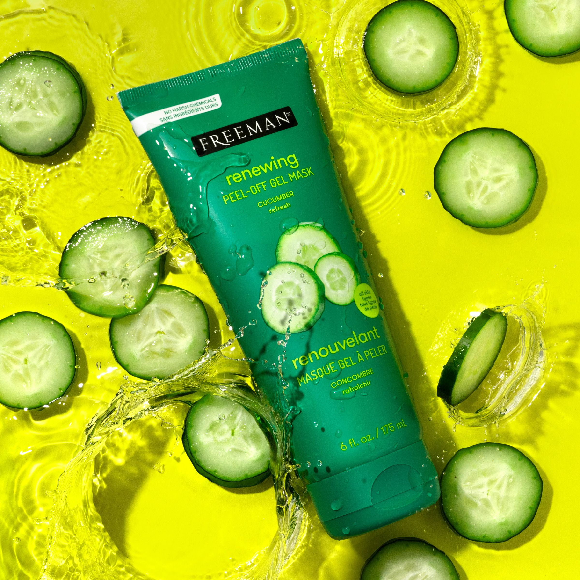 Freeman Feelings Beautiful Cucumber Facial Peel-Off Mask, 6.0 FL OZ