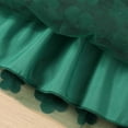 thumbnail image 7 of Gelikeya Toddler Easter Dresses 12-18 Months Solid Color Cute Bowknot Design Summer Princess Dress Ruffle Short Sleeve Casual Dress(Toddlers, Z03-Green, 12-18 Months), 7 of 7