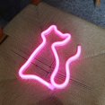 thumbnail image 4 of Gato (batería+usb) rosa luz-LED nube neón luz Ormromra LN-2012-2, 4 of 6