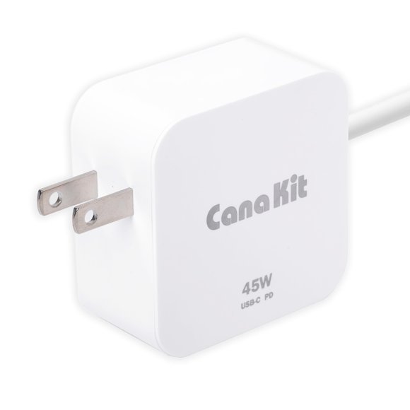 Fuente de alimentación CanaKit 45W USB-C PD para Raspberry Pi 5