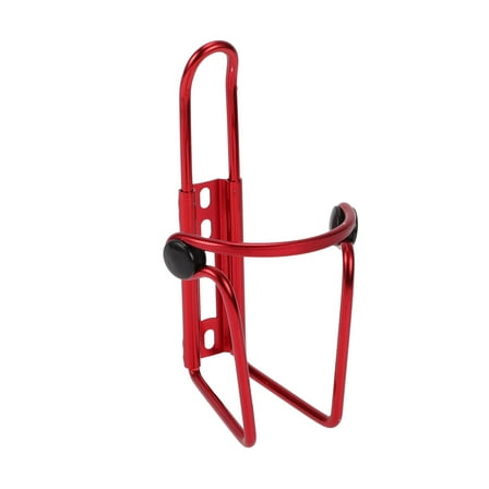 Unique Bargains Bike Bottle Cup Holder Cage Rack Thickened Strong Aluminium Alloy Bicycle Drinks Holder for MTB Road Mountain Bike Outdoor Cycling Red