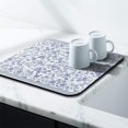 thumbnail image 3 of Washable Rubber Multicolored Floral Dish Drying Mats for Kitchen Counter Home Large Coffee Bar Pad Accessories and Decor for Utensils Stemware 16''x18'', 3 of 7