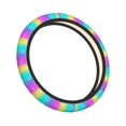thumbnail image 2 of Disketp Rainbow Scales2 Elastic Microfiber Steering Wheel Cover for Truck,SUV,Cars,Universal 15 inch,Anti-Slip, 2 of 8