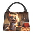 thumbnail image 1 of Fotbe Cartoon Cooking Cat Bolsa Térmica Portátil con Estampado, Bolsa de Entrega de Alimentos Aislada, Bolsa Reutilizable de Gran Capacidad para Comidas y Supermercado, 1 of 6