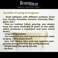 Armoglaze Shower Base Repair Kit, Enamel Acrylic Fiberglass Terrazzo Glaze Fix, Zero VOC, Made
