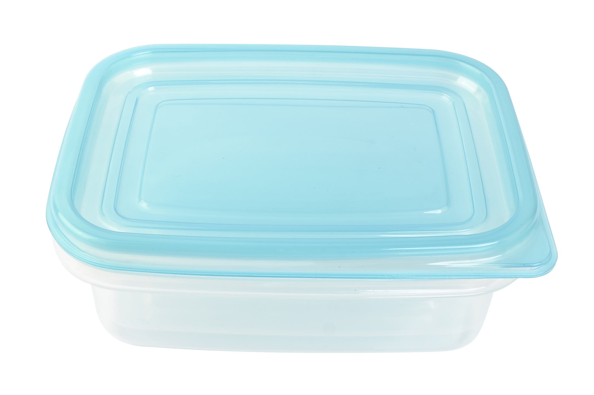 Mainstays Plastic 3 Cups Rectangular Food Storage Container, 2PK