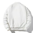 thumbnail image 6 of Hfyihgf Men's Winter Warm Quilted Lined Padded Hoodies Coat Cotton Casual Full Zip Down Jackets Outwear with Removable Hood(White,XXL), 6 of 6
