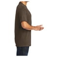 thumbnail image 3 of Mens Core Blend Cotton/Polyester Tee Shirt Brown 3XL, 3 of 6