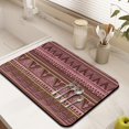 thumbnail image 3 of Washable Rubber Boho Style Vintage Floral Dish Drying Mats for Kitchen Counter Home Large Coffee Bar Pad Accessories and Decor for Utensils Stemware 18''x24'', 3 of 7