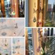 thumbnail image 3 of Injueey Paquete de 7 Sun Catcher DIY boda fiesta arcoíris colgante ventana colgante interior exterior adorno geométrico para jardín Decoración del hogar, 3 of 6