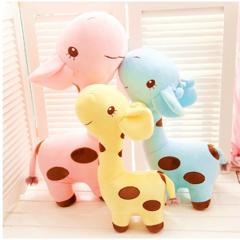 Lovely Giraffe Soft Plush Toy Animal Dolls Baby Kid Birthday Party Gift 