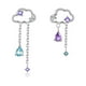 thumbnail image 1 of Guardurnaity 1 par de pendientes románticos para mujer, pendientes de tuerca de diseño Simple portátiles para niñas, decoración de oreja de Ropa, zapatos y accesorios Miscelánea, 1 of 6