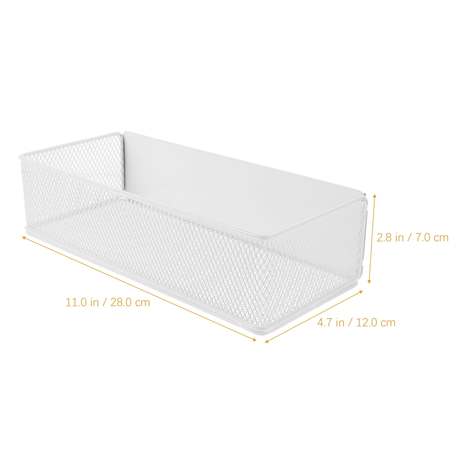 DEEPCRAFF Fridge Side Organizer with Iron Magnetic Storage Shelf for Household 1Pcs