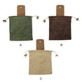 thumbnail image 4 of VONKY Easy To Foldable High Performance Tools Bag For Camping Enthusiasts Waterproof Canvas Canvas Bushcrafts Bag Eco-friendly coffee 1Set, 4 of 6