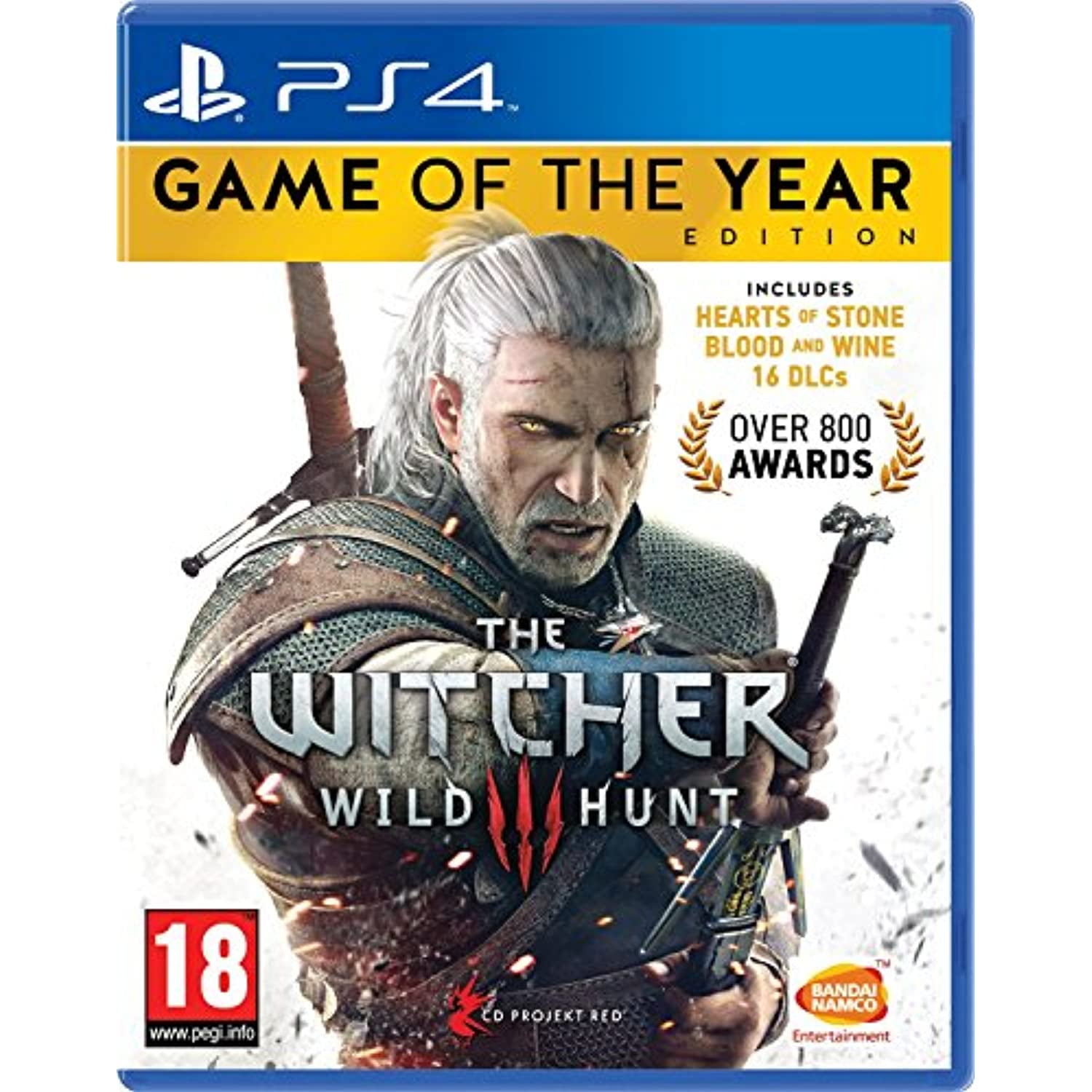 Bandai Namco, The Witcher 3 Game of the Year Edition, PS4