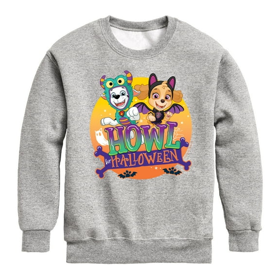 Paw Patrol - Howl For Halloween - Toddler And Youth Crewneck Fleece Sweatshirt