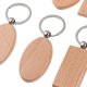 thumbnail image 3 of 30 piezas llavero colgante espacios en blanco con llaveros para bricolaje, 3 of 5