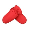 thumbnail image 3 of Luwecf Down Mittens Cold Weather Gloves Lightweight Duck Down Comfortable Thickened for Red, 3 of 9