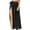 Black, variant on IROINNID Women's Swimsuit Cover Up Mesh Bikini Swimwear Beach Cover-Ups Wrap Skirt Full Elastic Waist Long Solid Color Skirt