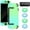 Blue Green, variant on Dockable Case for Switch 2 2025,Protective Hard Case Cover for Switch 2 Joy Con,Anti-Scratch and Shock-Absorption Design Cover Skin with Screen Protector and 4Pcs Thumb Grips (White)