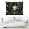 thumbnail image 3 of COMIO  Plant Tapestry, Nature Moon Phase Colorful Flower Garden Tapestries Aesthetic Botanical Star Butterfly Wall Decor for Home Bedroom, 3 of 7
