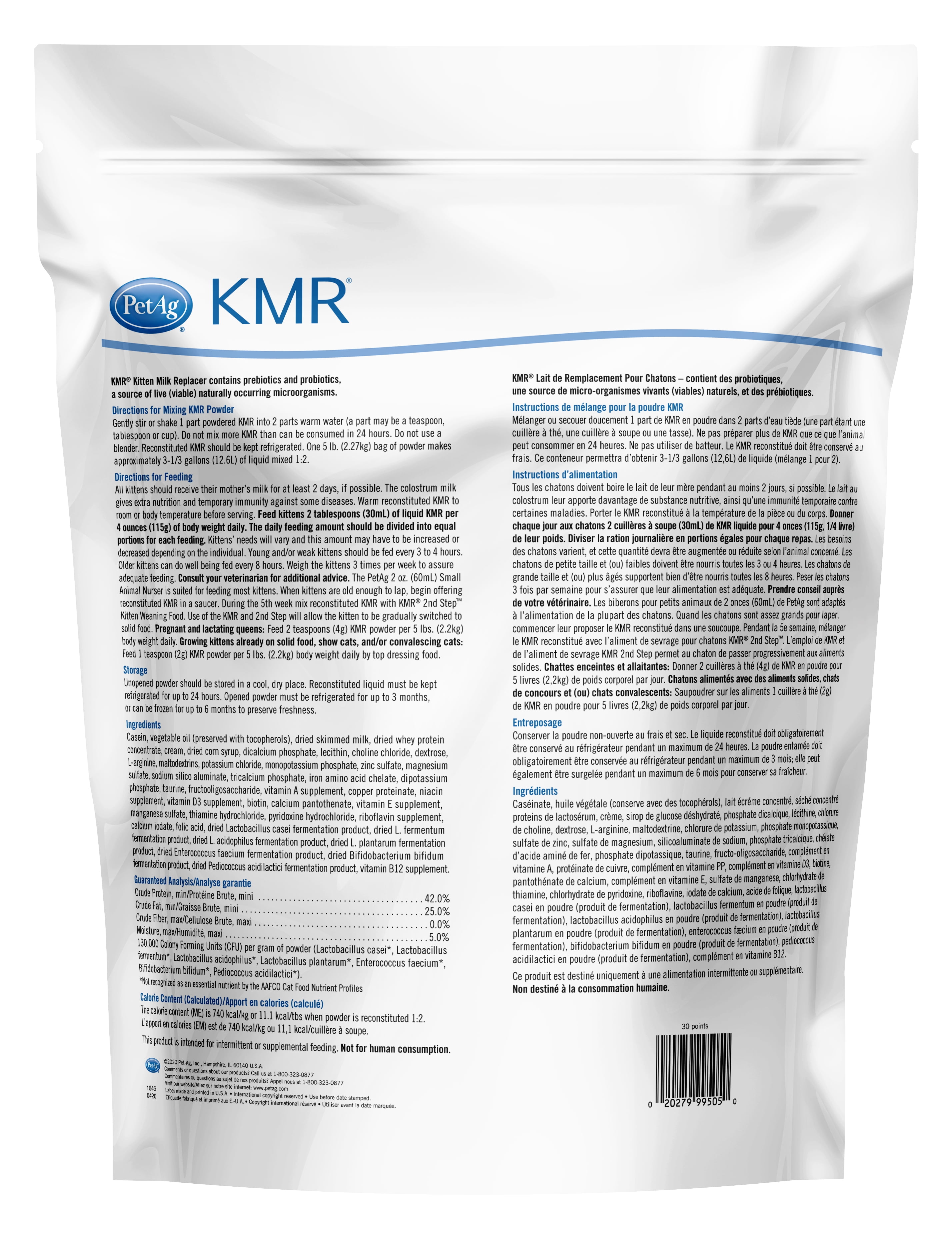 KMR Powder Milk Replacer For Kittens 5 Lb. Bag Walmart