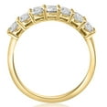 thumbnail image 3 of Pompeii 3 Ct Diamond Three Row Women's Wedding Anniversary Ring in White or Yellow Gold, 3 of 6