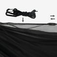 thumbnail image 3 of Camping Hammock with Net Netting Hanging Hammock with Tree Strap Webbing Hanging Bug Net Sleep Bed Swing Sleeping Bed Portable Hammock Black, 3 of 8