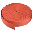 thumbnail image 1 of Flat Nylon Webbing Strap 1.5 Inch 25 Yards Tangerine for Backpack, Luggage-rack, 1 of 7