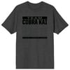 Cobra Kai Team Cobra Kai Strike Fast Strike Hard No Mercy Men's Charcoal Heather Tee-XXL